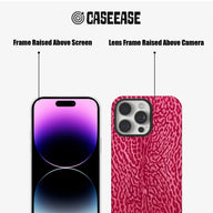 Vibrant Pink Leopard Print Phone Case