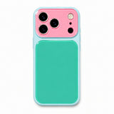 Dopamine Color Block iPhone Case - Dark green white background variant image