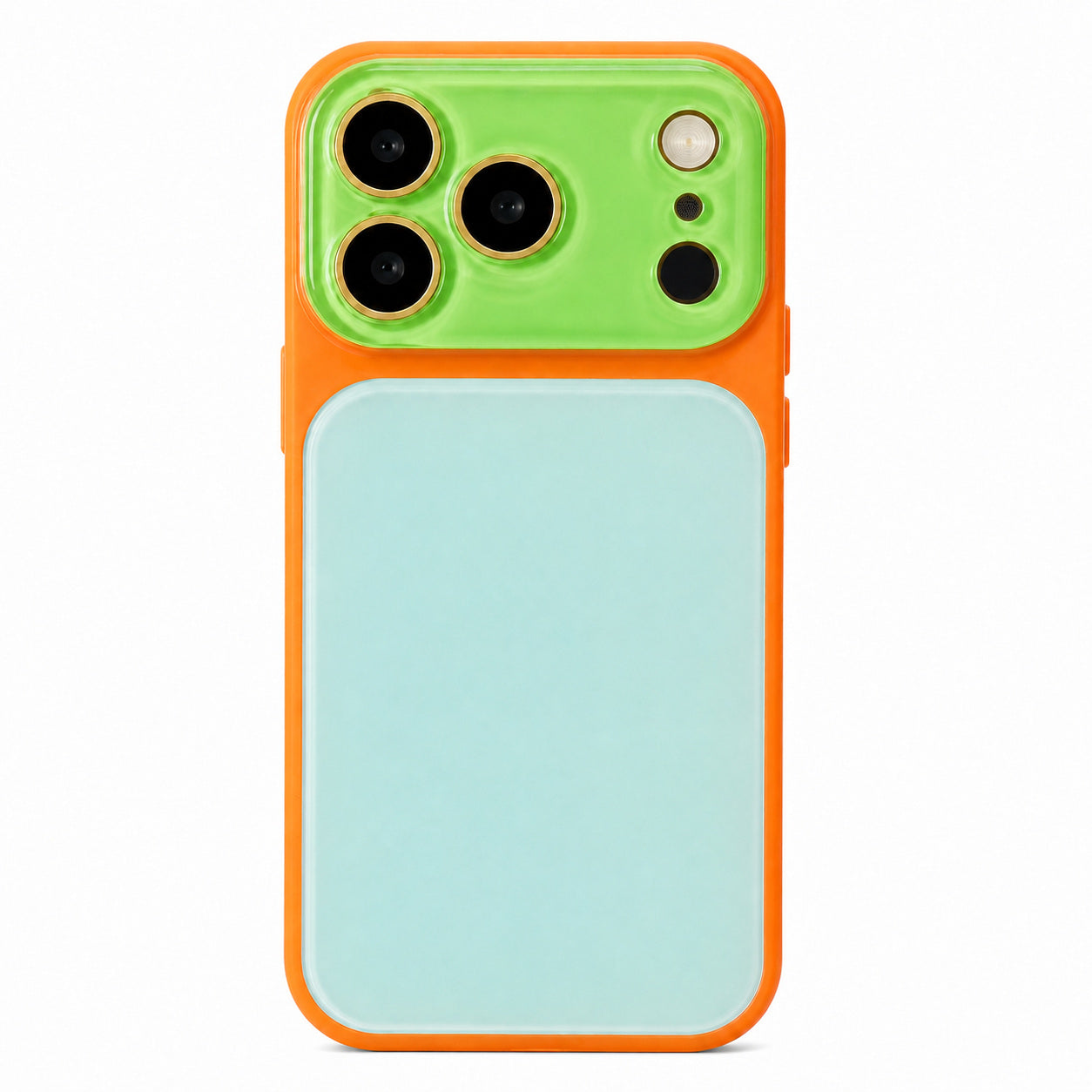 Dopamine Color Block iPhone Case - Light blue white background variant image