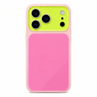 Dopamine Color Block iPhone Case - Lime Pink white background variant image