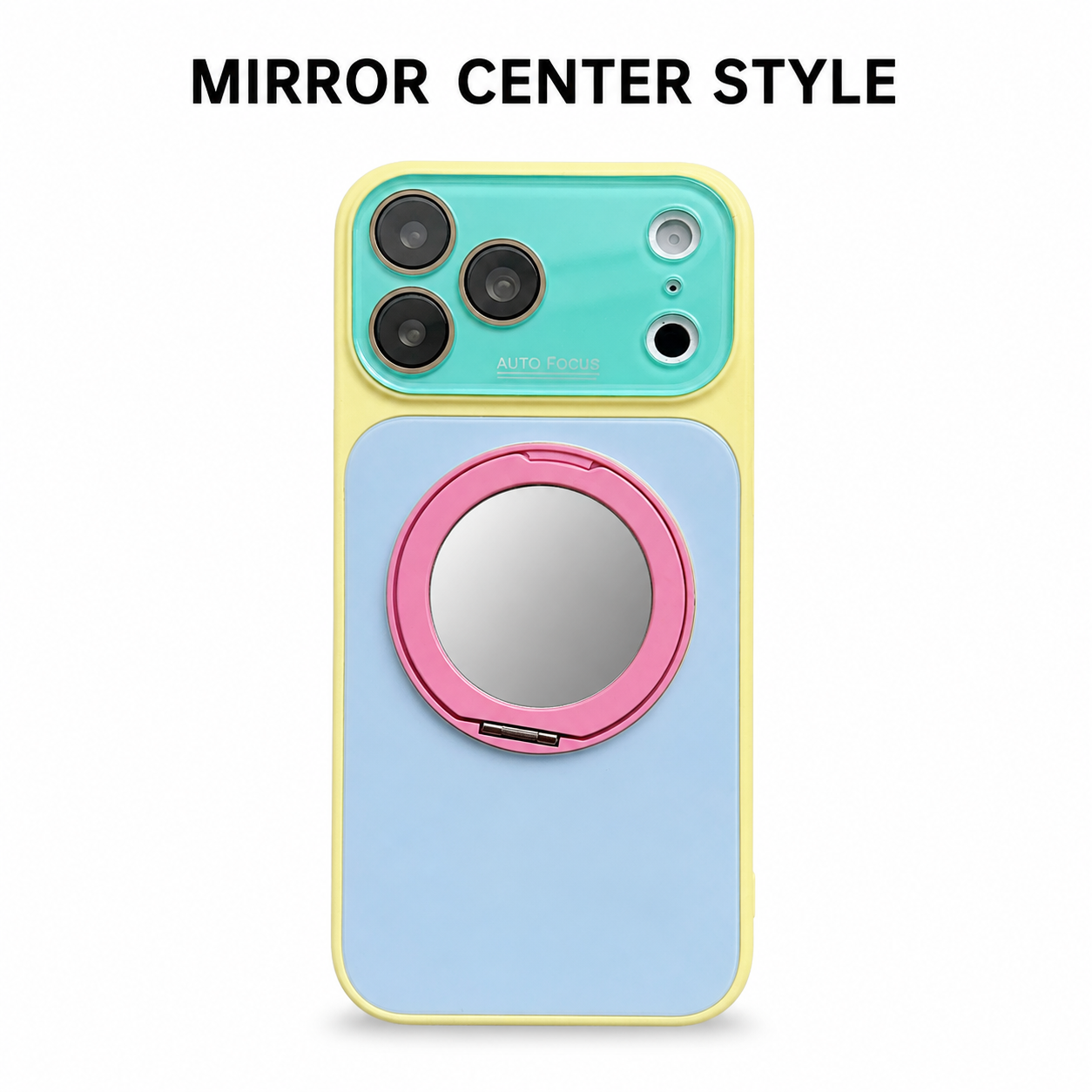 Dopamine MagSafe Ring Stand iPhone Case - Mirror Lemon Sky mirror center white background variant