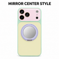 Dopamine MagSafe Ring Stand iPhone Case - Mirror Mint Lilac mirror center white background variant