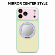 Dopamine MagSafe Ring Stand iPhone Case - Mirror Mint Lilac mirror center white background variant