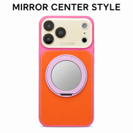 Dopamine MagSafe Ring Stand iPhone Case - Mirror Orange Pink mirror center white background variant
