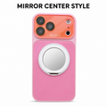 Dopamine MagSafe Ring Stand iPhone Case - Mirror Rose Coral mirror center white background variant