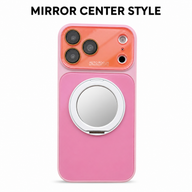 Dopamine MagSafe Ring Stand iPhone Case - Mirror Rose Coral mirror center white background variant