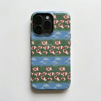 Whimsical Cow Pattern Phone Case