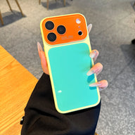 Summer Vibe Dopamine Color Block Phone Case for iPhone 17/16/15/14/13 Pro Max – Soft Touch Minimal Aesthetic Shockproof Cover, Cute Multi-Color Everyday Protective Case.LU7 (main image)