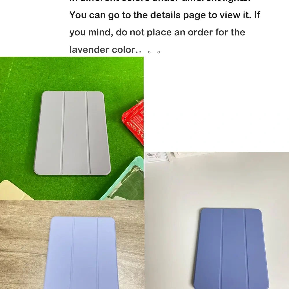 KENKE Magnetic Rotatable Detachable Tablet Case with Pencil Holder, Protective Flip Cover Compatible with iPad, Smart Tablet Accessories, Tablet Casing, Removable Cover, Tablet Covers (main image)