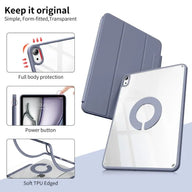KENKE Magnetic Rotatable Detachable Tablet Case with Pencil Holder, Protective Flip Cover Compatible with iPad, Smart Tablet Accessories, Tablet Casing, Removable Cover, Tablet Covers (main image)