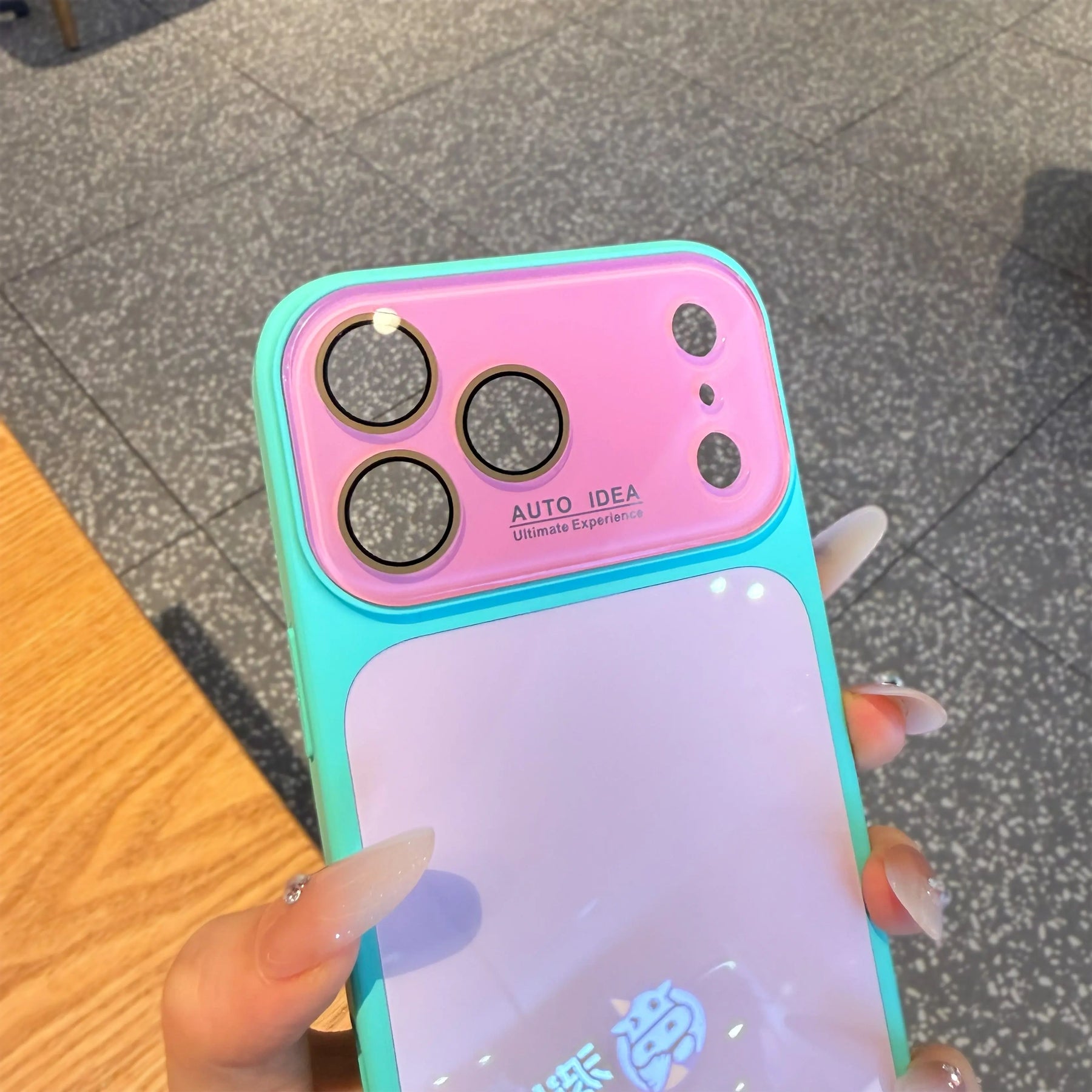 Summer Vibe Dopamine Color Block Phone Case for iPhone 17/16/15/14/13 Pro Max – Soft Touch Minimal Aesthetic Shockproof Cover, Cute Multi-Color Everyday Protective Case.LU7 (main image)