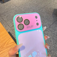 Summer Vibe Dopamine Color Block Phone Case for iPhone 17/16/15/14/13 Pro Max – Soft Touch Minimal Aesthetic Shockproof Cover, Cute Multi-Color Everyday Protective Case.LU7 (main image)