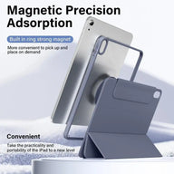 KENKE Magnetic Rotatable Detachable Tablet Case with Pencil Holder, Protective Flip Cover Compatible with iPad, Smart Tablet Accessories, Tablet Casing, Removable Cover, Tablet Covers (main image)