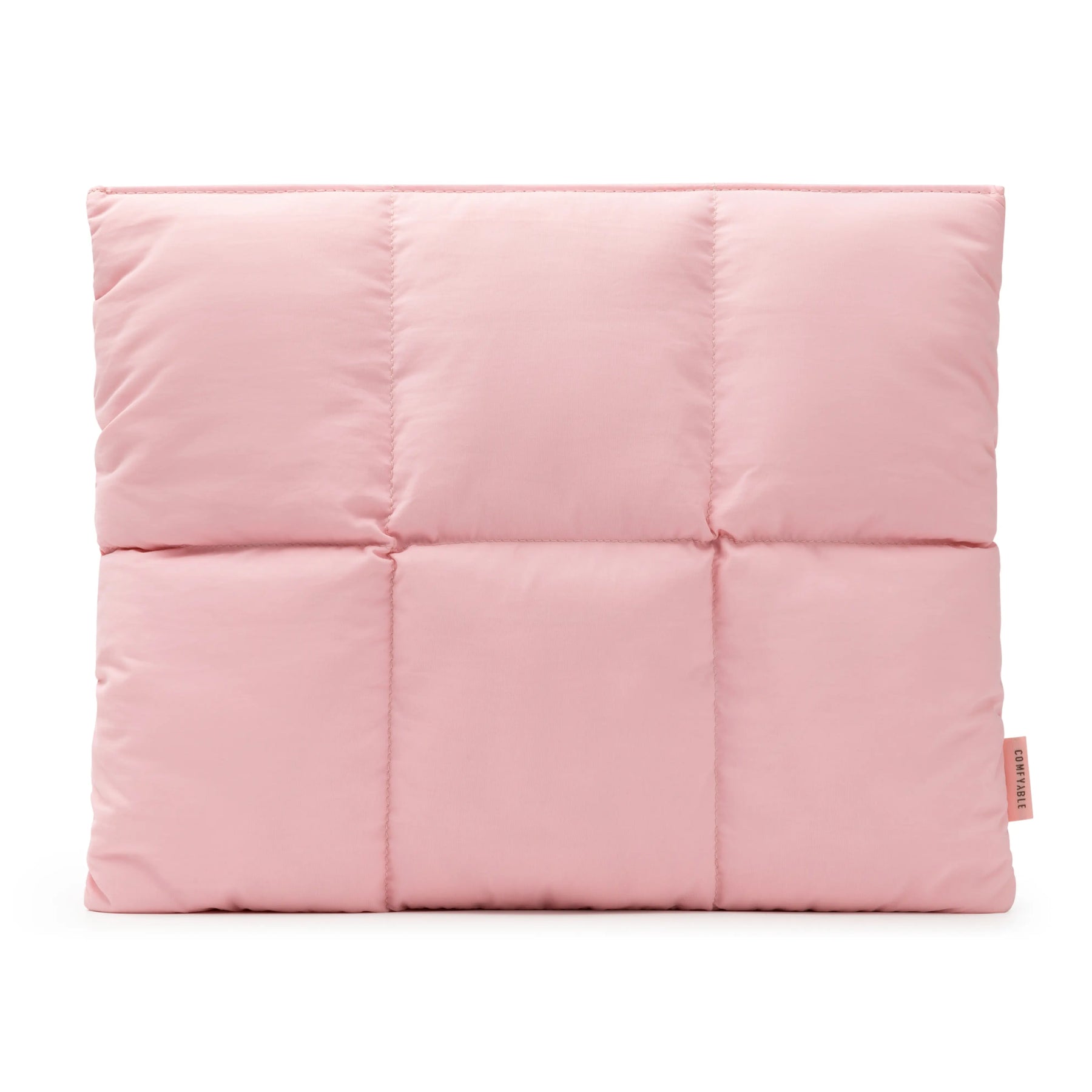 Comfyable Puffy Laptop Sleeve 13 14 15 16 Inch, Quilted Puffer Laptop Carrying Case, Pillow Cover Compatible with MacBook Air/Pro M5 M4 Pro/Max, MacBook Neo A18 - Color Pink (variant image)